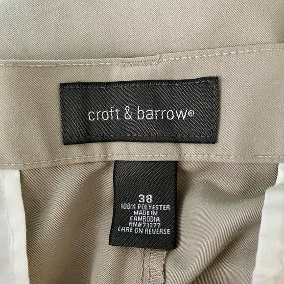 Croft & Barrow Men's Polyester Shorts Size 38 - Picture 5 of 6